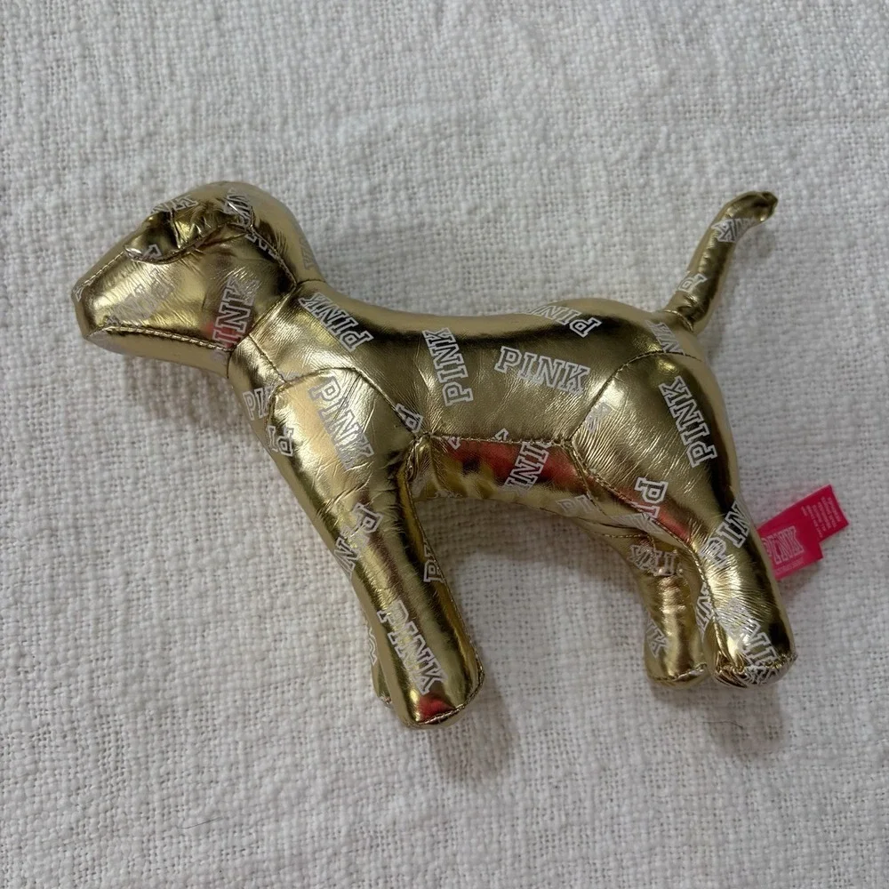 Victoria's Secret PINK Fashion Show 2014 Limited Edition Gold Collectible Dog